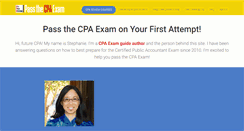 Desktop Screenshot of ipassthecpaexam.com
