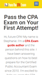 Mobile Screenshot of ipassthecpaexam.com